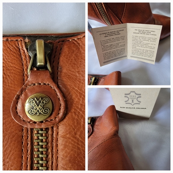 Vero Cuoio Leather Ankle Boots - Picture 5 of 8